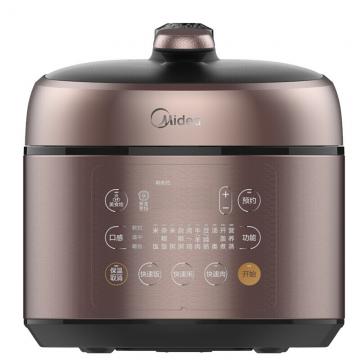 美的（Midea）SS5052P电压力锅 双胆高压锅5L升容量多功能智能预约